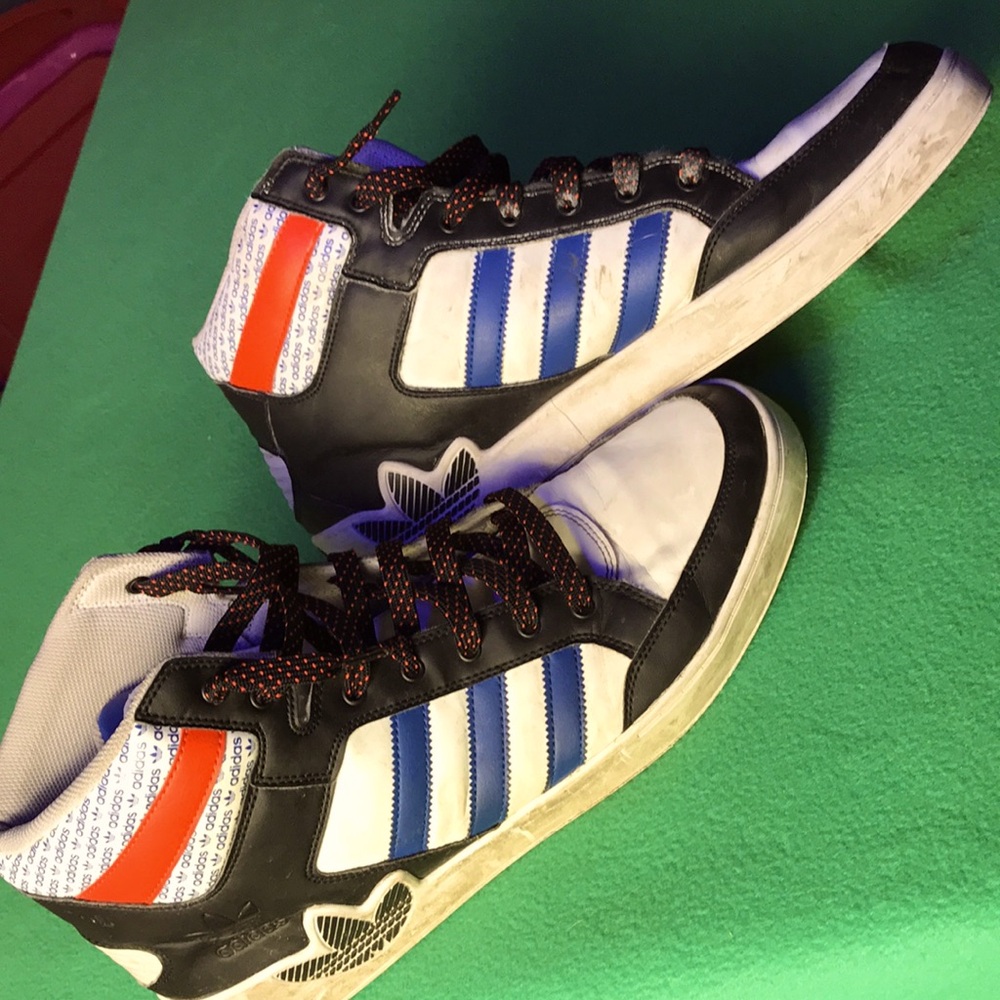 Adidas size 14 high tops